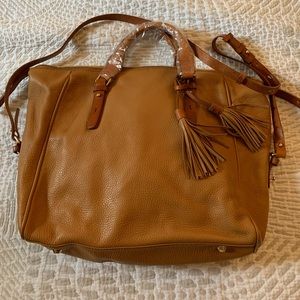 New J.Crew leather tote